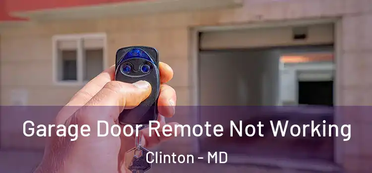  Garage Door Remote Not Working Clinton - MD